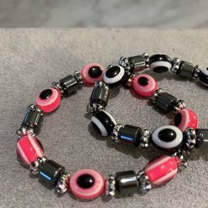 Evil eye bracelets (2)